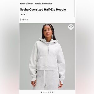 Lululemon Oversize Scuba Hoodie XS/S